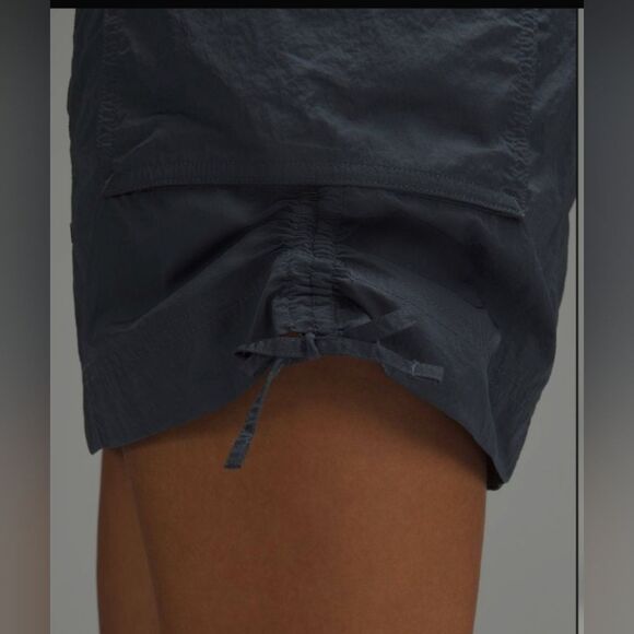 NWT Lululemon Nylon Cargo Mini SkirtOil Grey Size XS - Picture 7 of 7